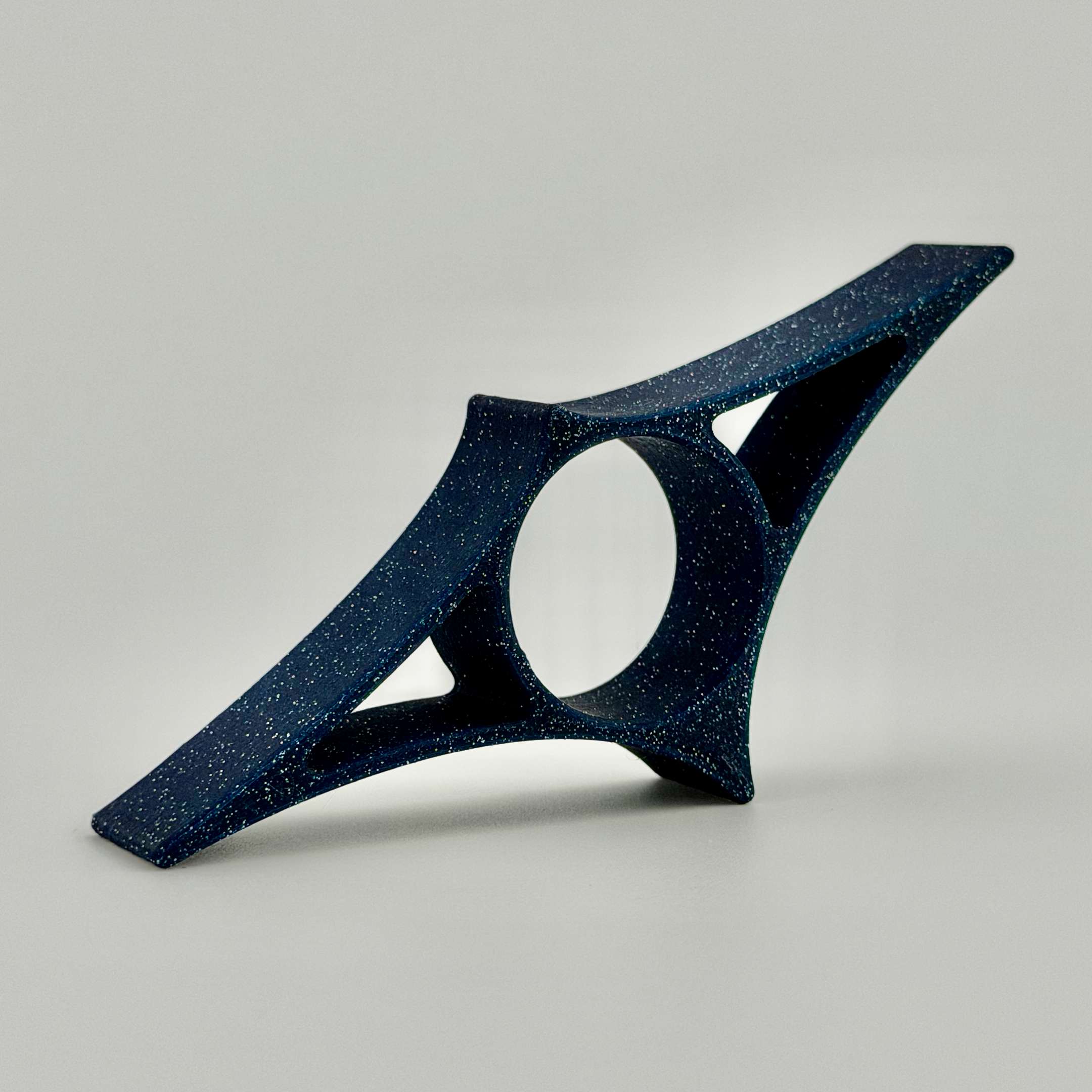 Reading Ray Night Blue Silver Glitter