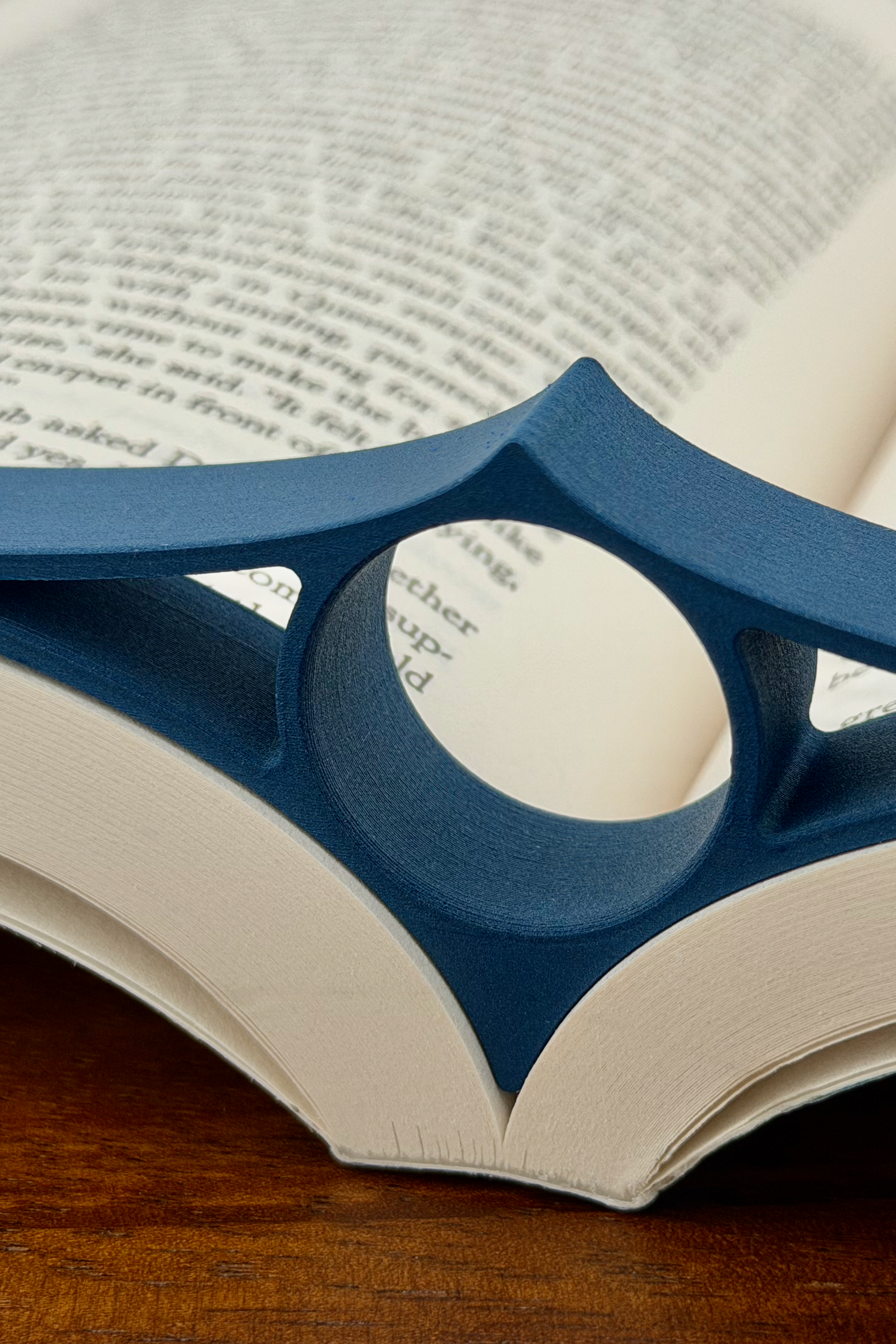 A Reading Ray sitting on top of a closed book.